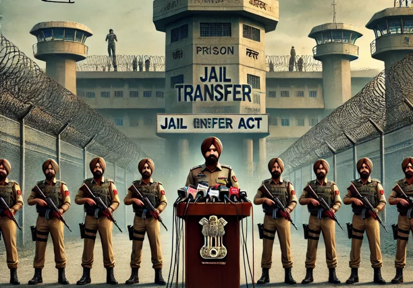 DALL·E 2025-03-21 16.12.17 - A news-style image depicting a high-security prison in Punjab, India. The scene features armed security personnel, tall prison walls with barbed wire,